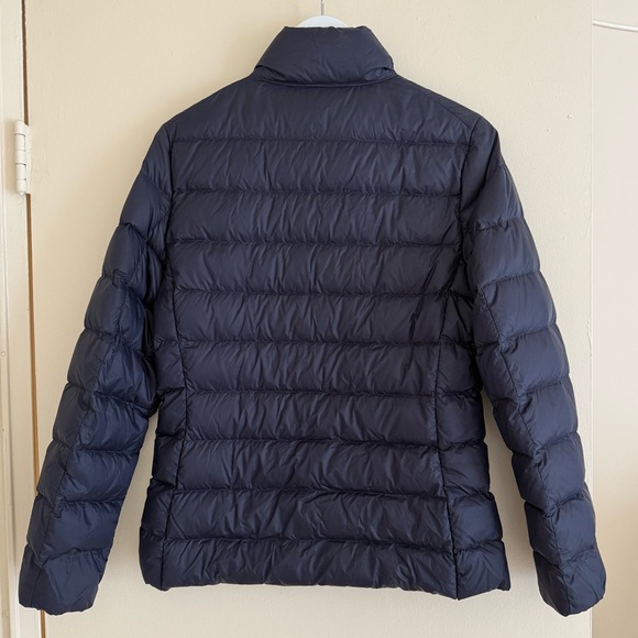 Quince Lightweight Down Puffer Jacket, Navy Blue, Size M - Picture 2 of 9